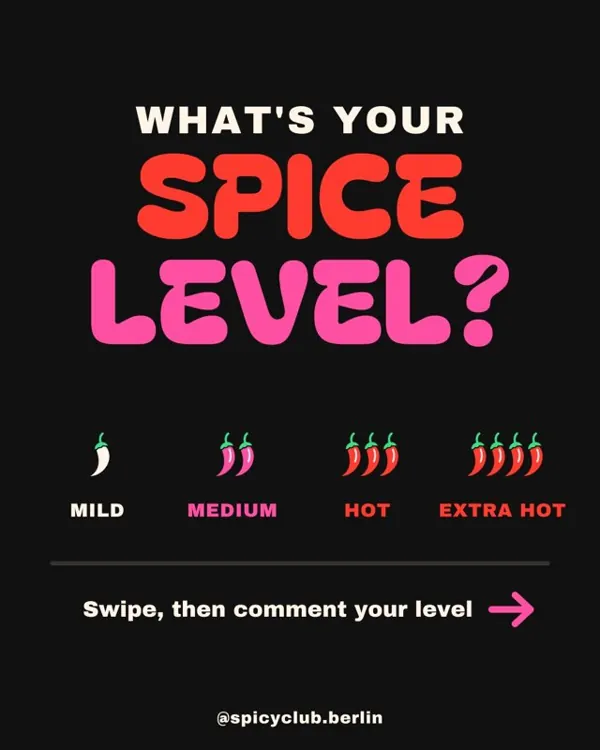 What's your spice level?